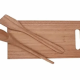 Handmade Wooden Cooking Spoons with Cloth