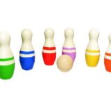 Channapatna Wooden Bowling, Roly Poly, Tops